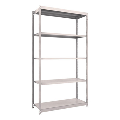 トラスコ TRUSCO スチールラック M1.5型軽中量棚 1160×445×2100 5段単体 ネオグレー M1.5-7445 506-1661 (商品コード：170214)