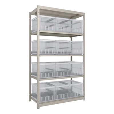 トラスコ TRUSCO H2100×W1160×D595 50L×12 TSK－O50B透明×12個付 M1.5-7465-50LX12 260-3353 (商品コード：170220)