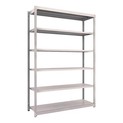 トラスコ TRUSCO スチールラック M1.5型 W1460×D445×H2100 6段 単体 ネオグレー M1.5-7546 506-6760 (商品コード：170235)