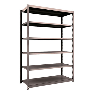 トラスコ TRUSCO スチールラック M1.5型 W1460×D595×H2100 6段 単体 ネオグレー M1.5-7566 506-6808 (商品コード：170240)