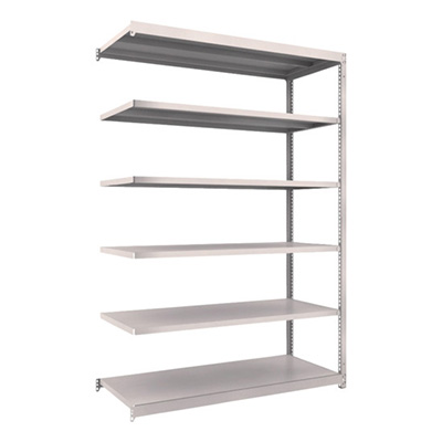 トラスコ TRUSCO スチールラック M1.5型 W1460×D595×H2100 6段 連結 ネオグレー M1.5-7566B 508-4130 (商品コード：170241)