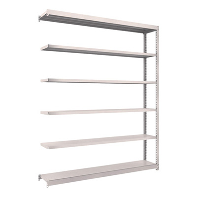 トラスコ TRUSCO スチールラック M1.5型 W1760×D295×H2100 6段 連結 ネオグレー M1.5-7636B 508-4067 (商品コード：170245)