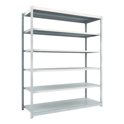 トラスコ TRUSCO スチールラック M1.5型 W1760×D595×H2100 6段 単体 ネオグレー M1.5-7666 505-9046 (商品コード：170252)