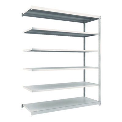 トラスコ TRUSCO スチールラック M1.5型 W1760×D595×H2100 6段 連結 ネオグレー M1.5-7666B 508-4148 (商品コード：170253)