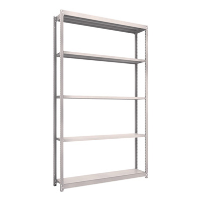 トラスコ TRUSCO スチールラック M1.5型軽中量棚 1460×295×2400 5段単体 ネオグレー M1.5-8535 450-0253 (商品コード：170278)