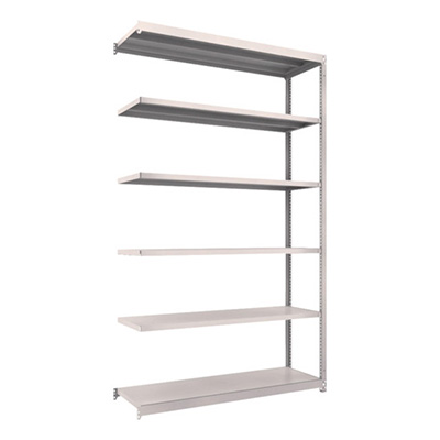 トラスコ TRUSCO スチールラック M1.5型 W1460×D445×H2400 6段 連結 ネオグレー M1.5-8546B 450-0326 (商品コード：170285)