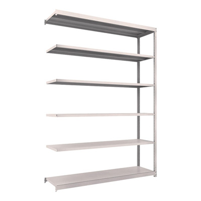 トラスコ TRUSCO スチールラック M1.5型 W1760×D445×H2400 6段 連結 ネオグレー M1.5-8646B 450-0440 (商品コード：170297)