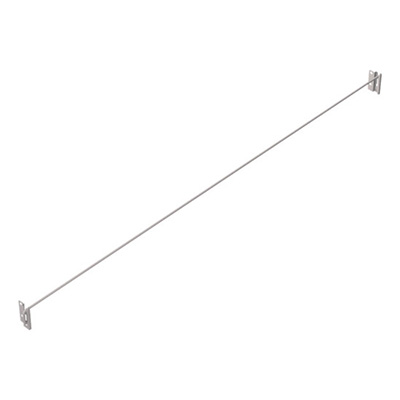 トラスコ TRUSCO スチールラック M1.5用 回転式落下防止バー W1800用 M1.5-KRB18-NG 393-3911 (商品コード：170313)