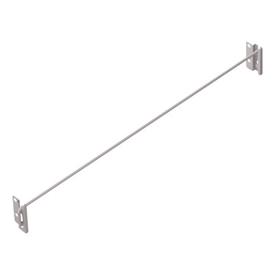 トラスコ TRUSCO スチールラック M1.5用 回転式落下防止バー W900用 M1.5-KRB9-NG 393-3920 (商品コード：170314)