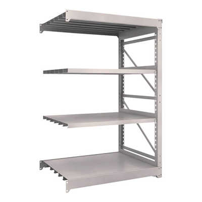 トラスコ TRUSCO スチールラック M10型重量棚 1200×900×H1800 4段 連結 ネオグレー M10-6494B 508-1700 (商品コード：170414)