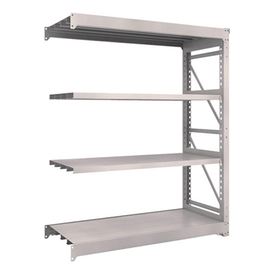 トラスコ TRUSCO スチールラック M10型重量棚 1500×620×H1800 4段 連結 ネオグレー M10-6564B 508-1734 (商品コード：170416)