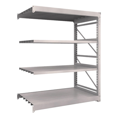トラスコ TRUSCO スチールラック M10型重量棚 1500×900×H1800 4段 連結 ネオグレー M10-6594B 508-1815 (商品コード：170420)