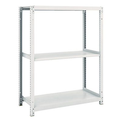 トラスコ TRUSCO スチールラック M1型抗菌塗装ボルトレス軽量棚900×420×H1200 3段 M1-4343 856-7288 (商品コード：170471)