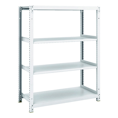 トラスコ TRUSCO スチールラック M1型抗菌塗装ボルトレス軽量棚900×420×H1200 4段 M1-4344 856-7276 (商品コード：170473)