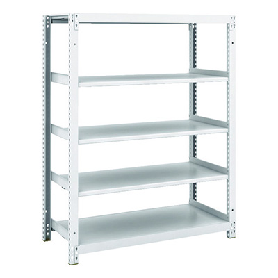 トラスコ TRUSCO スチールラック M1型抗菌塗装ボルトレス軽量棚900×420×H1200 5段 M1-4345 856-7300 (商品コード：170475)