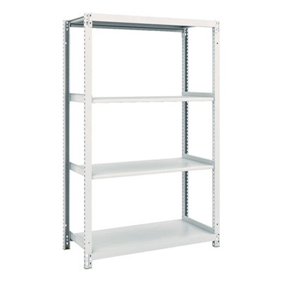 トラスコ TRUSCO スチールラック M1型抗菌塗装ボルトレス軽量棚900×420×H1500 4段 M1-5344 856-7272 (商品コード：170485)