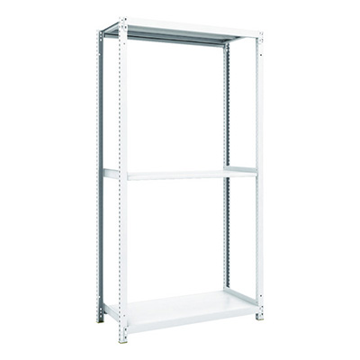 トラスコ TRUSCO スチールラック M1型抗菌塗装ボルトレス軽量棚900×420×H1800 3段 M1-6343 856-7280 (商品コード：170501)