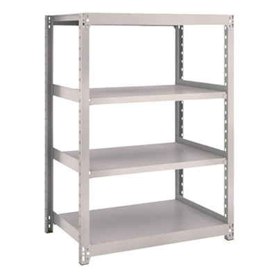 トラスコ TRUSCO スチールラック M2型 W860×D600×H1200 4段 単体 ネオグレー M2-4364 506-8100 (商品コード：170539)