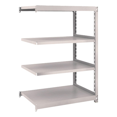 トラスコ TRUSCO スチールラック M2型 W860×D600×H1200 4段 連結 ネオグレー M2-4364B 509-2060 (商品コード：170540)