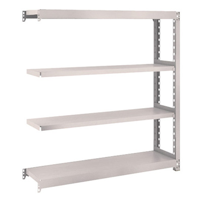 トラスコ TRUSCO スチールラック M2型 W1160×D300×H1200 4段 連結 ネオグレー M2-4434B 509-1993 (商品コード：170544)