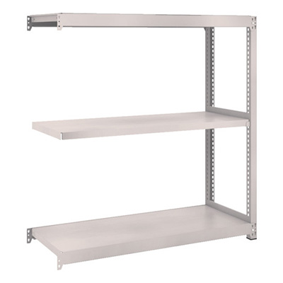 トラスコ TRUSCO スチールラック M2型軽中量棚 1160×450×H1200 3段 連結 ネオグレー M2-4443B 511-5744 (商品コード：170548)