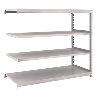 トラスコ TRUSCO スチールラック M2型 W1460×D600×H1200 4段 連結 ネオグレー M2-4564B 509-2183 (商品コード：170572)