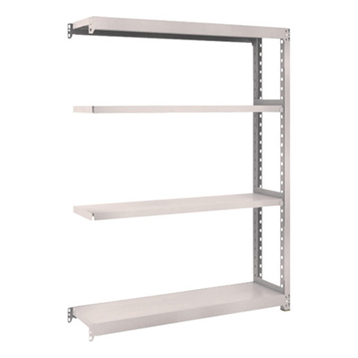 トラスコ TRUSCO スチールラック M2型 W1160×D300×H1500 4段 連結 ネオグレー M2-5434B 508-5209 (商品コード：170616)