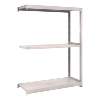 トラスコ TRUSCO スチールラック M2型軽中量棚 1160×450×H1500 3段 連結 ネオグレー M2-5443B 780-0827 (商品コード：170618)