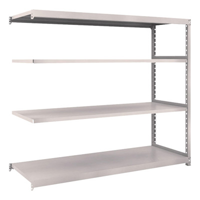 トラスコ TRUSCO スチールラック M2型 W1760×D600×H1500 4段 連結 ネオグレー M2-5664B 508-5560 (商品コード：170648)