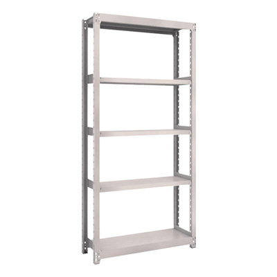 トラスコ TRUSCO スチールラック M2型 W860×D300×H1800 5段 単体 ネオグレー M2-6335 506-7081 (商品コード：170655)