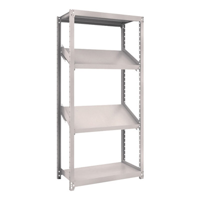 トラスコ TRUSCO スチールラック M2型棚 900×450×H1800 4段 傾斜2段 M2-6344K2 484-3789 (商品コード：170671)