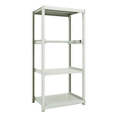 トラスコ TRUSCO スチールラック M2型軽中量棚 860×600×H1800 パイプ1段 単体 M2-6363P1 116-4014 (商品コード：170699)