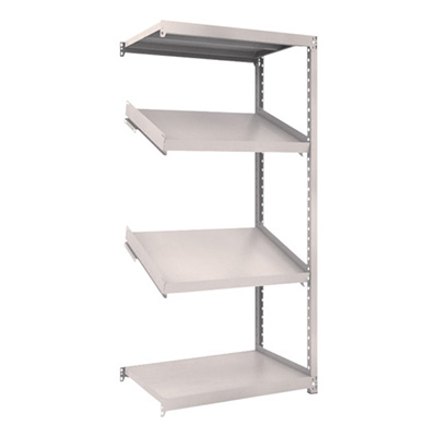 トラスコ TRUSCO スチールラック M2型棚 900×600×H1800 4段 傾斜2段 連結 M2-6364K2B 484-3819 (商品コード：170712)