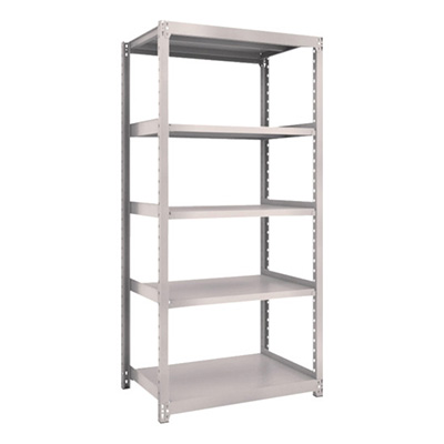 トラスコ TRUSCO スチールラック M2型 W860×D600×H1800 5段 単体 ネオグレー M2-6365 506-7162 (商品コード：170713)