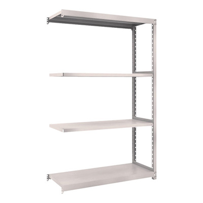 トラスコ TRUSCO スチールラック M2型 W1160×D450×H1800 4段 連結 ネオグレー M2-6444B 508-5721 (商品コード：170732)