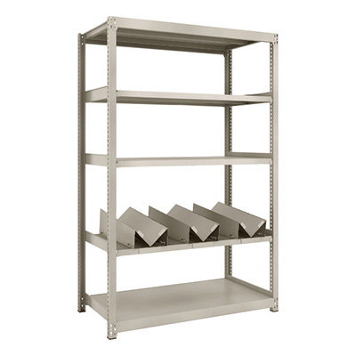 トラスコ TRUSCO スチールラック M2型軽中量棚 1160×600×H1800 缶受×3付 M2-6465-KU3 183-3768 (商品コード：170757)