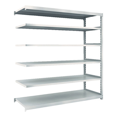 トラスコ TRUSCO スチールラック M2型 W1160×D600×H1800 6段 連結 ネオグレー M2-6466B 780-1203 (商品コード：170760)