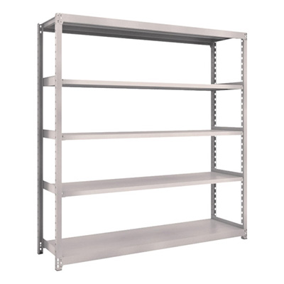 トラスコ TRUSCO スチールラック M2型 W1760×D450×H1800 5段 単体 ネオグレー M2-6645 506-8355 (商品コード：170829)