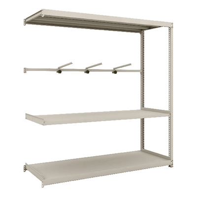 トラスコ TRUSCO スチールラック M2型軽中量棚 1760×600×H1800 3段 アーム1段 連結 M2-6663-A1B 149-7787 (商品コード：170843)