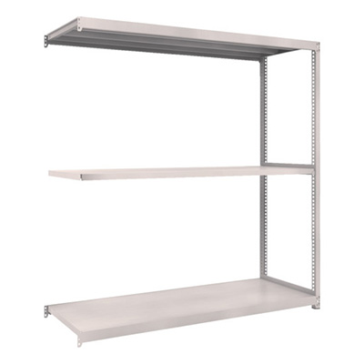 トラスコ TRUSCO スチールラック M2型軽中量棚 1760×600×H1800 3段 連結 ネオグレー M2-6663B 780-1424 (商品コード：170844)