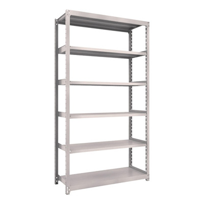 トラスコ TRUSCO スチールラック M2型 W1160×D450×H2100 6段 単体 ネオグレー M2-7446 506-8592 (商品コード：170877)