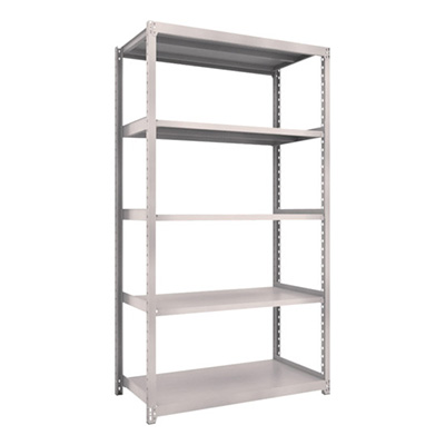 トラスコ TRUSCO スチールラック M2型軽中量棚 1160×600×H2100 5段 単体 ネオグレー M2-7465 506-8606 (商品コード：170879)