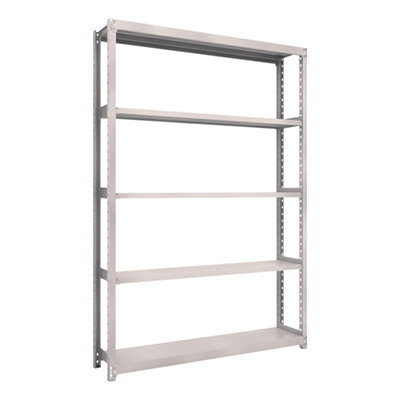 トラスコ TRUSCO スチールラック M2型軽中量棚 1460×300×H2100 5段 単体 ネオグレー M2-7535 506-8622 (商品コード：170883)