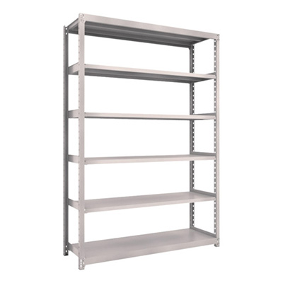 トラスコ TRUSCO スチールラック M2型 W1460×D450×H2100 6段 単体 ネオグレー M2-7546 506-8657 (商品コード：170889)