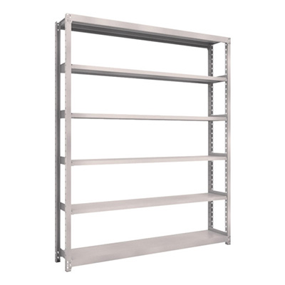 トラスコ TRUSCO スチールラック M2型 W1760×D300×H2100 6段 単体 ネオグレー M2-7636 506-8690 (商品コード：170897)