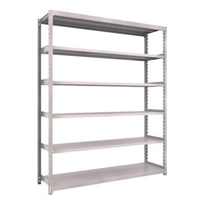 トラスコ TRUSCO スチールラック M2型 W1760×D450×H2100 6段 単体 ネオグレー M2-7646 506-8711 (商品コード：170901)