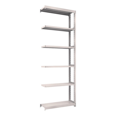 トラスコ TRUSCO スチールラック M2型 W860×D300×H2400 6段 連結 ネオグレー M2-8336B 450-0521 (商品コード：170910)