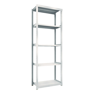 トラスコ TRUSCO スチールラック M2型軽中量棚 860×450×H2400 5段 単体 ネオグレー M2-8345 450-0539 (商品コード：170911)