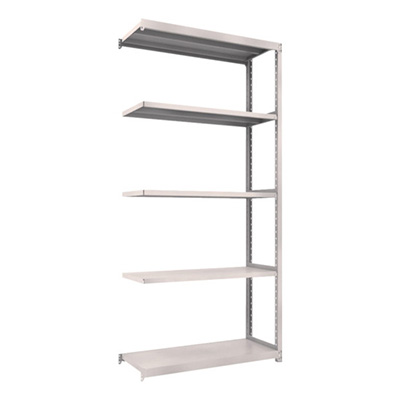 トラスコ TRUSCO スチールラック M2型軽中量棚 1160×450×H2400 5段 連結 ネオグレー M2-8445B 450-0661 (商品コード：170924)