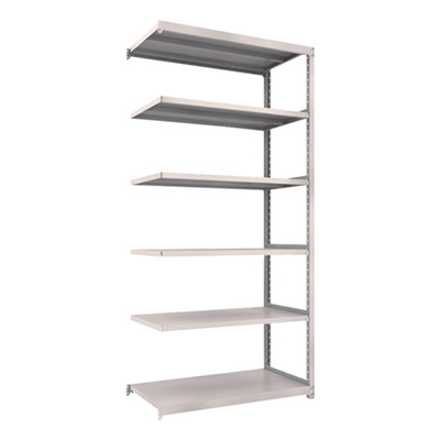 トラスコ TRUSCO スチールラック M2型 W1160×D600×H2400 6段 連結 ネオグレー M2-8466B 450-0725 (商品コード：170930)